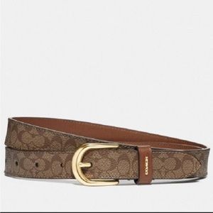 NWT (XL) COACH Classic Khaki Belt